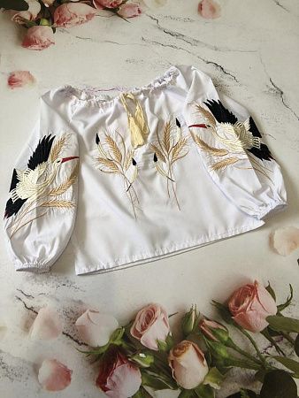 Вышиванка Moda School M59 white - делук