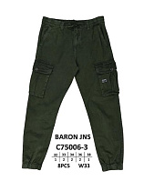 Джинсы Baron Jeans C75006-3 khaki - делук