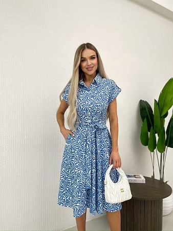 Платье Arina 2444 l.blue - делук