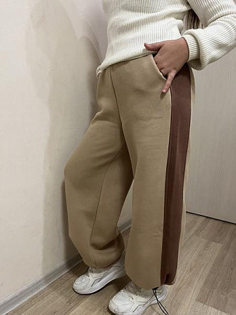 Штаны Спорт Moda School M427 beige - делук