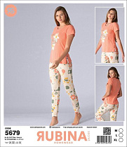 Пижама Trikotag 5679 peach - делук