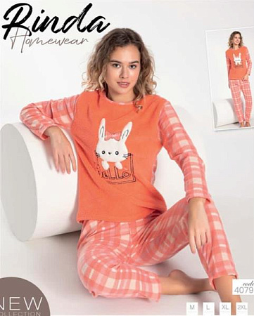 Пижама 4 Seasons 4079 orange - делук