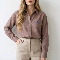 Рубашка Kosta 3565 brown - делук