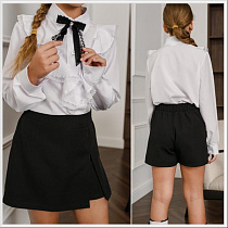 Юбка-Шорты Moda School 8614-1 black - делук