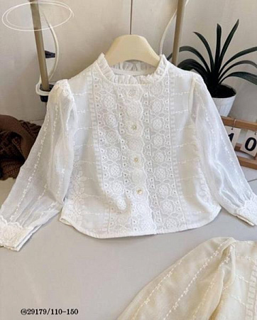 Блузка Meloria 29179 white - делук