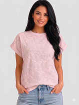 Футболка Levisha 26006 pink - делук