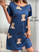 Ночнушка Anion 611 blue - делук