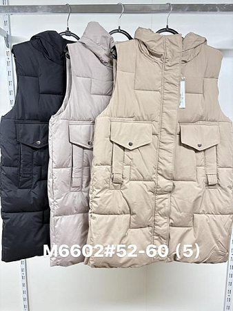 Жилетка Jacket M6602 grey - делук