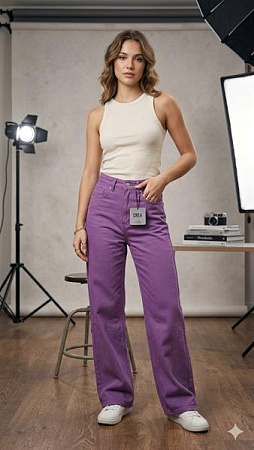 Джинсы Maxim Jeans 1071 violet - делук