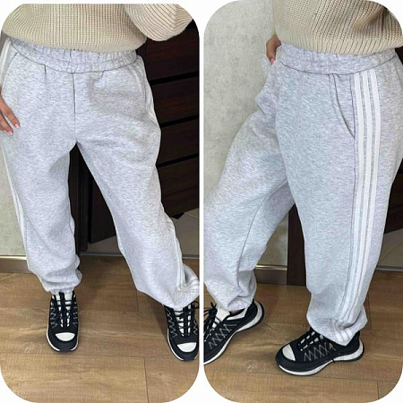 Штаны Спорт Valentina 303 l.grey - делук