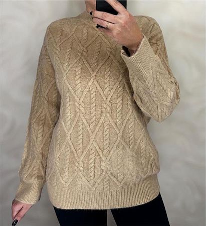 Свитер Levisha 26404 beige - делук