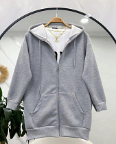 Кофта Спорт Modnulya 7050 grey - делук