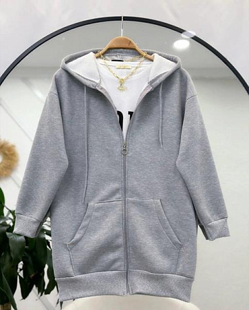 Кофта Спорт Modnulya 7050 grey - делук