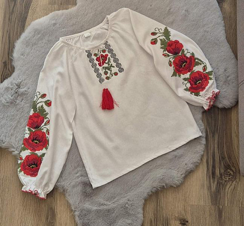 Вышиванка Limerense LM167 white - делук