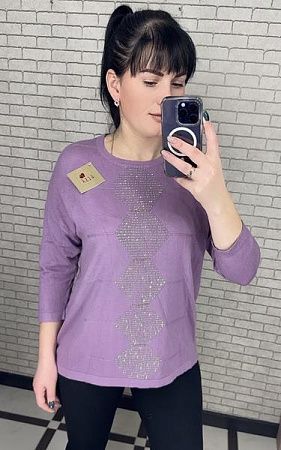 Свитер Levisha 25206 lilac - делук