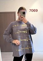 Свитер Fsn 7069 grey - делук