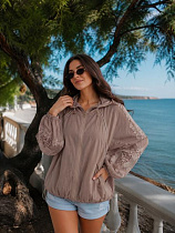 Рубашка New Season LV001 beige - делук