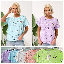 Футболка Lola LL556 mix - делук