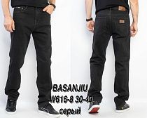 Джинсы Basanjiu 616-8 black - делук