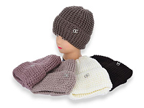 Шапка Angelica FW001-6 на флісі mix - делук