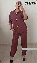 Костюм Fsn 735-734 brown - делук