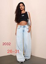 Джинсы Newjeans 2032 l.blue - делук