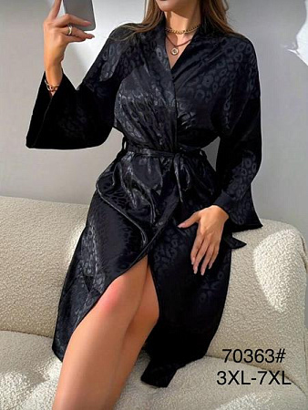 Халат Fili Wear 70363 black - делук