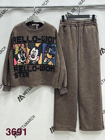 Костюм Спорт Met&March 3691 brown - делук