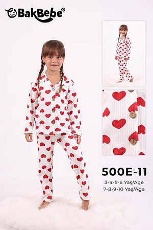 Пижама Meloria 500E-11 white (3-6) - делук