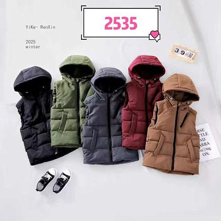 Жилетка Farbique 2535 d.grey - делук