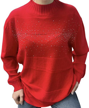 Свитер Elena&Vika 24070 red - делук