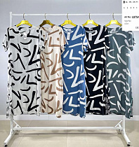 Платье Base L075 l.blue - делук