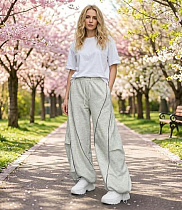 Штаны Спорт Lora LR1192 grey - делук