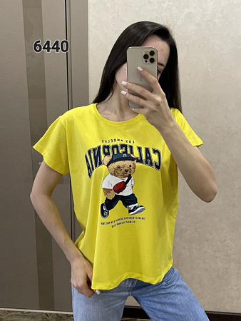 Футболка Fsn 6440 yellow - делук