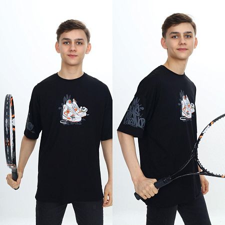 Футболка Mmz M183 black - делук