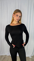 Свитер Arina 2497 black - делук