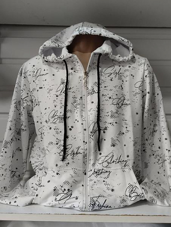 Кофта Спорт Panda 1466 white - делук