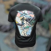 Футболка Madoka 1144 black - делук