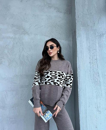 Свитер Little Secret 05404 grey - делук