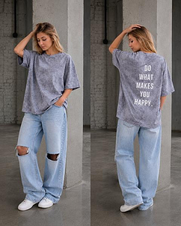 Футболка Karolina KR667 grey - делук