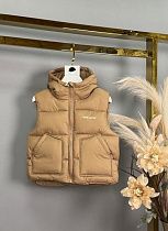 Жилетка Delfinka 8122 d.beige - делук