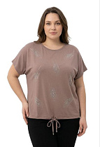 Футболка Fsn F2830 brown - делук