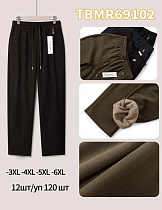 Штаны Minh 69102 brown - делук