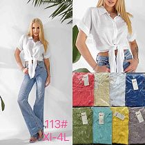 Блузка Jjf 113 blue - делук