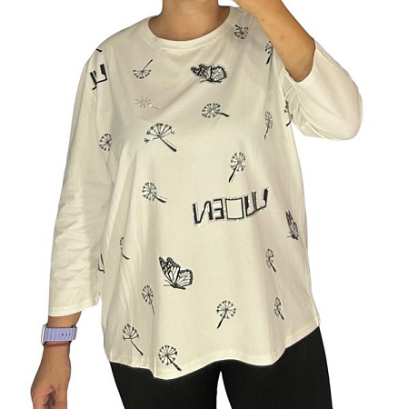 Свитер Elena&Vika 27086 beige - делук