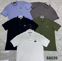 Футболка Minh 68039 khaki - делук