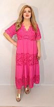 Платье Romeo Life RL374 pink Платье Romeo Life RL374 pink - делук
