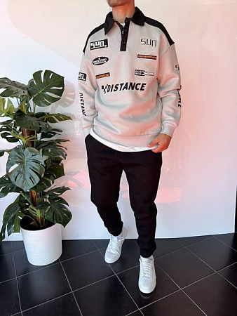 Свитер Three Black 2345 grey Свитер Three Black 2345 grey - делук