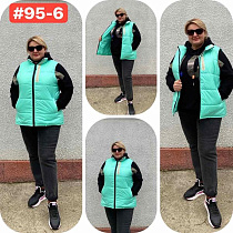 Жилетка Romeo Life 95-6 l.green - делук