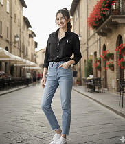 Рубашка Little Secret 226-1 black - делук